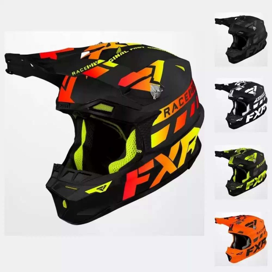 Snowmobile Helmets * | Fxr Mens Blade Race Div Helmet