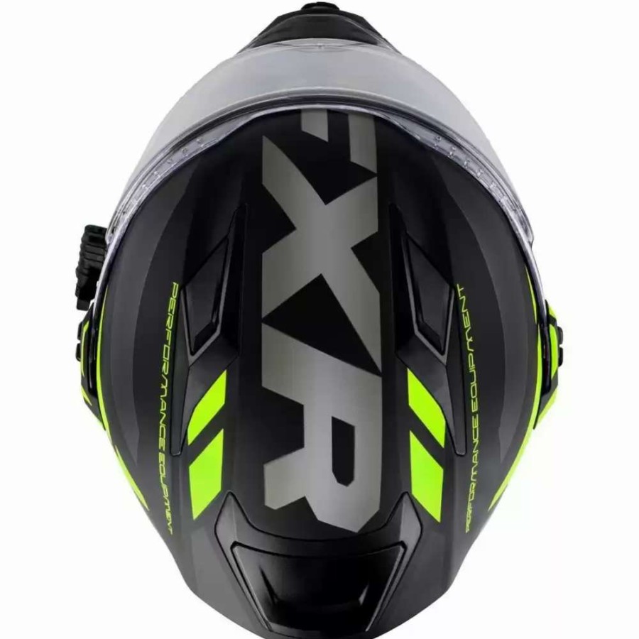 Snowmobile Helmets * | Fxr Racing F20 Maverick Modular Electric Shield Mens Snowmobile Helmet