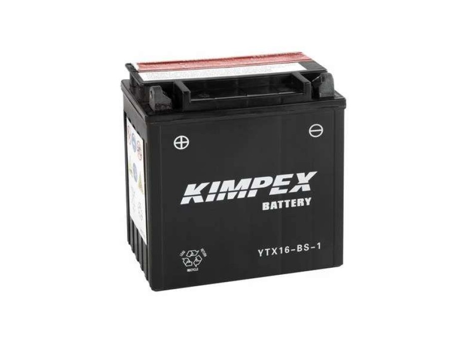 Motorcycle Batteries * | Kimpex Battery Maintenance Free Agm Ytx16-Bs-1