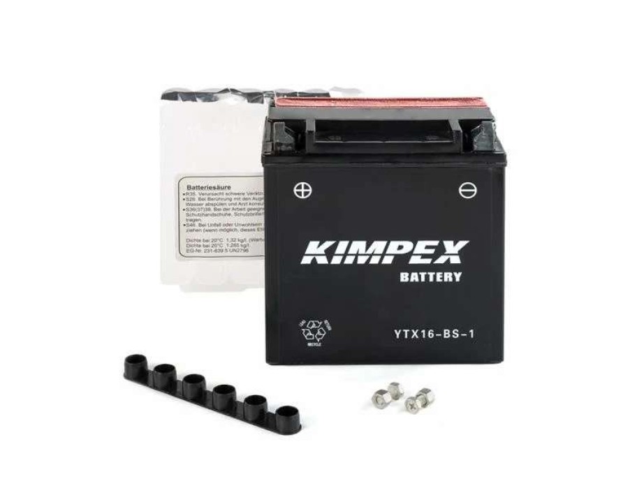 Motorcycle Batteries * | Kimpex Battery Maintenance Free Agm Ytx16-Bs-1