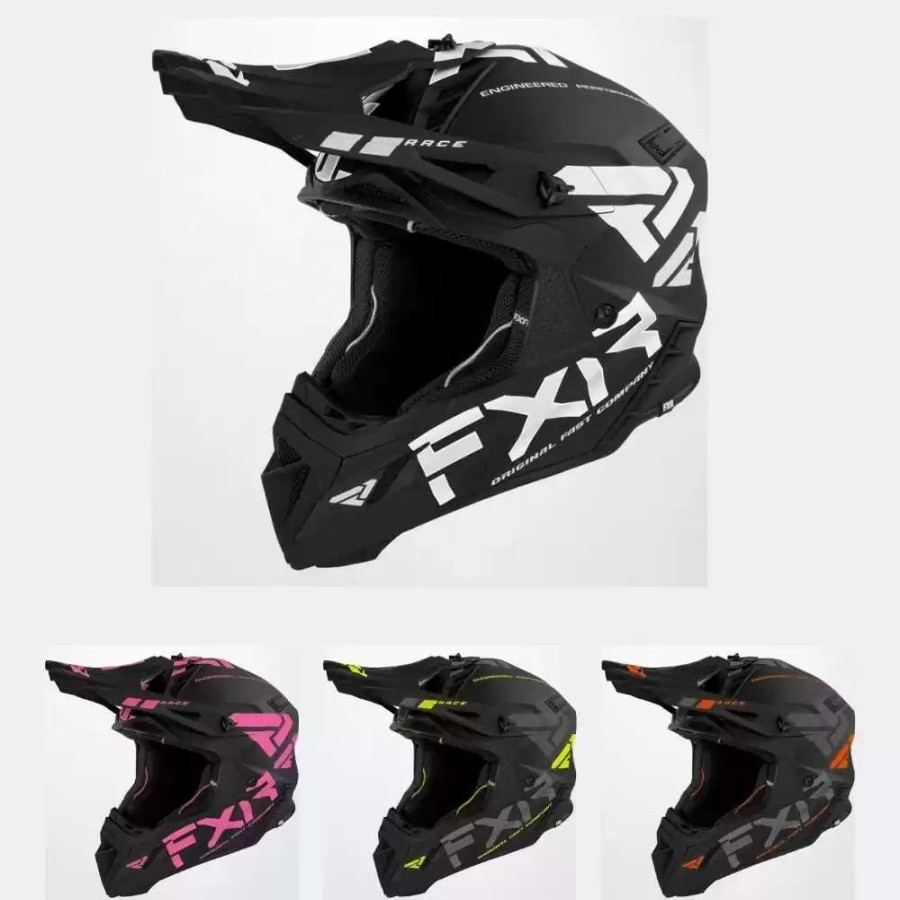 Snowmobile Helmets * | Fxr Mens Helium Race Div Helmet With D-Ring