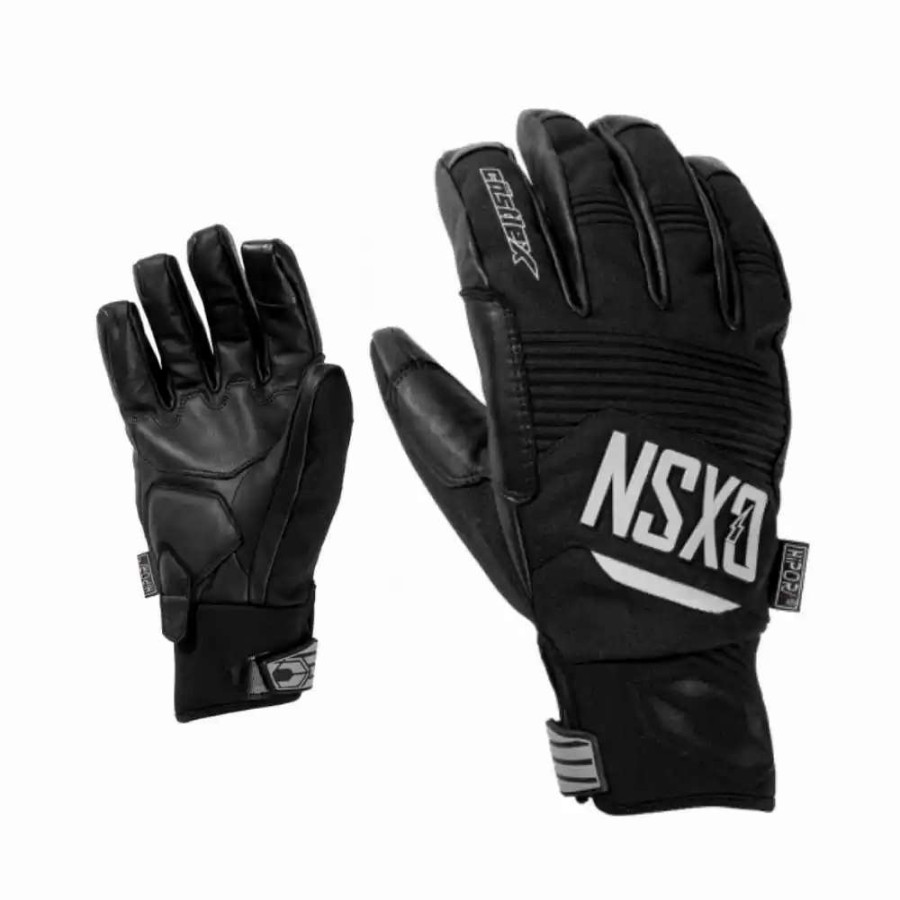 Snowmobile Gloves * | Castle Mens Stance Black Gloves