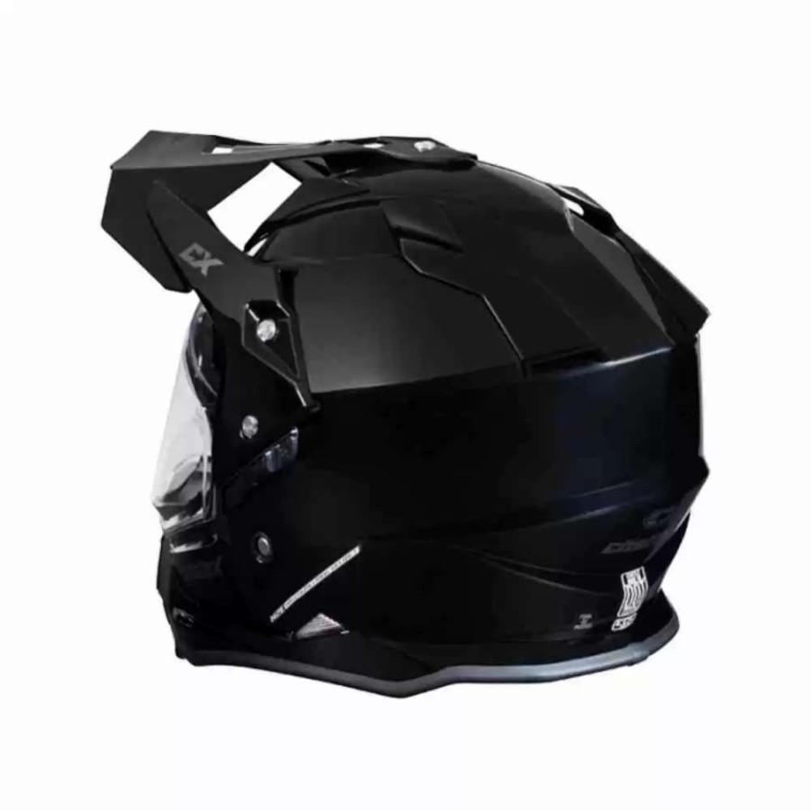 Snowmobile Helmets * | Castle X Mode Dual Sport Sv Solid Mens Snowmobile Helmets Matte Black