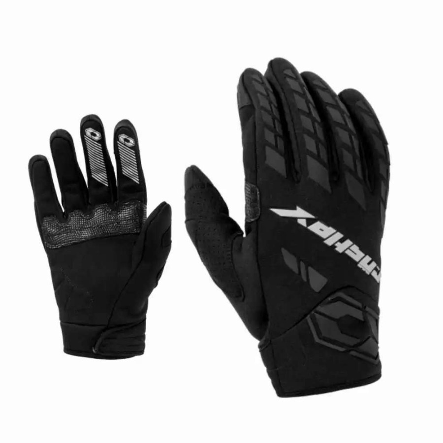 Snowmobile Gloves * | Castle Mens Rage Black Gloves