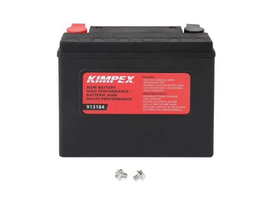 Motorcycle Batteries * | Kimpex Battery Maintenance Free Agm High Performance Ytx24Hl