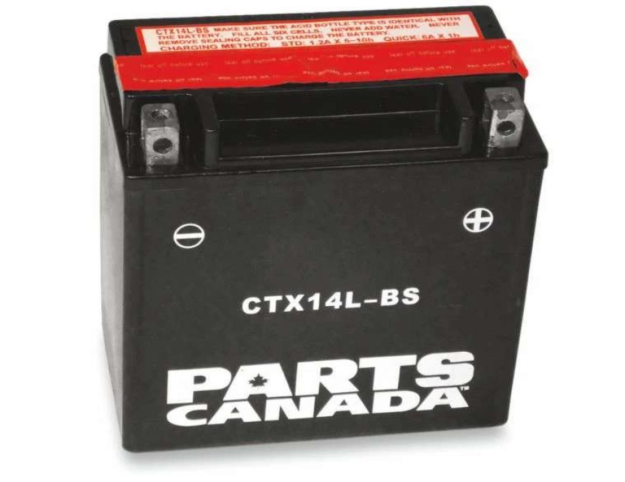 Motorcycle Batteries * | Parts Unlimited Agm Maintenance-Free Battery Ctx14L-Bs