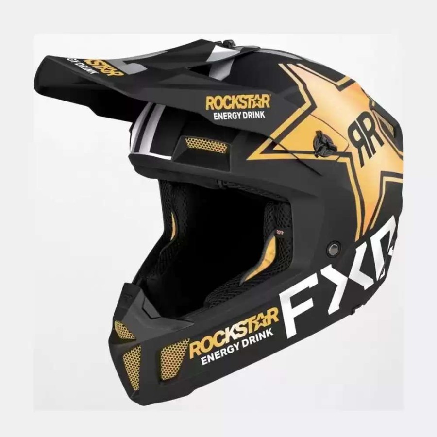 Snowmobile Helmets * | Fxr Mens Clutch Rockstar Helmet