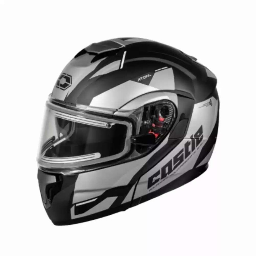 Snowmobile Helmets * | Castle X Mens Atom Sv Transcend Electric Snowmobile Helmets