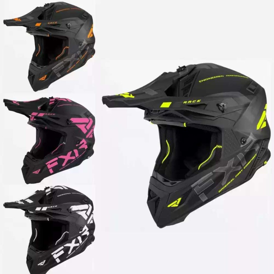 Snowmobile Helmets * | Fxr Mens Helium Race Div With D-Ring Snowmobile Helmets