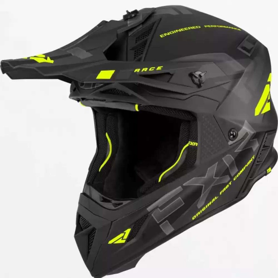 Snowmobile Helmets * | Fxr Mens Helium Race Div With D-Ring Snowmobile Helmets