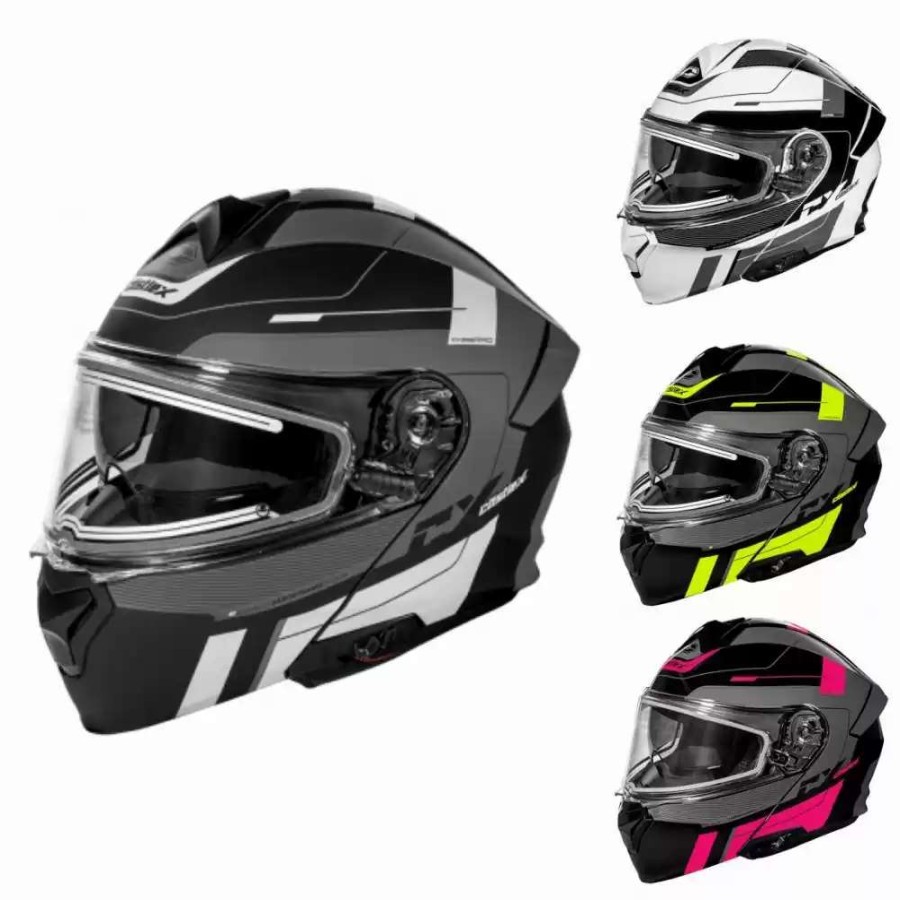 Snowmobile Helmets * | Castle X Snowmobile Mens Cx935 Raid Electric Modular Helmets